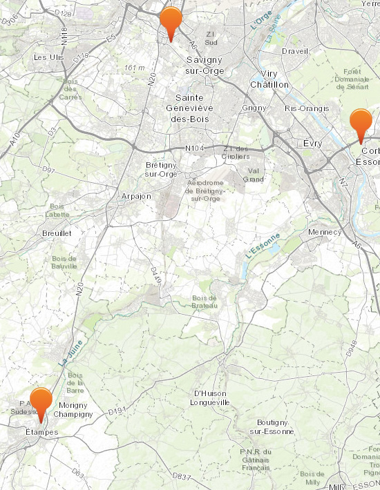 Essonne : Carte des Experts Dératisation